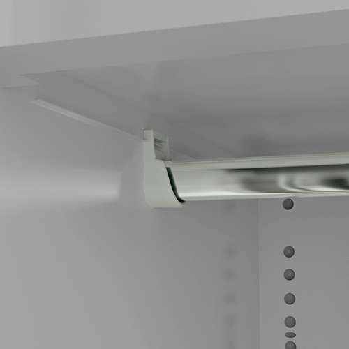 Buy Slimline 2 Door Steel Almirah Locker in White colour upto 45