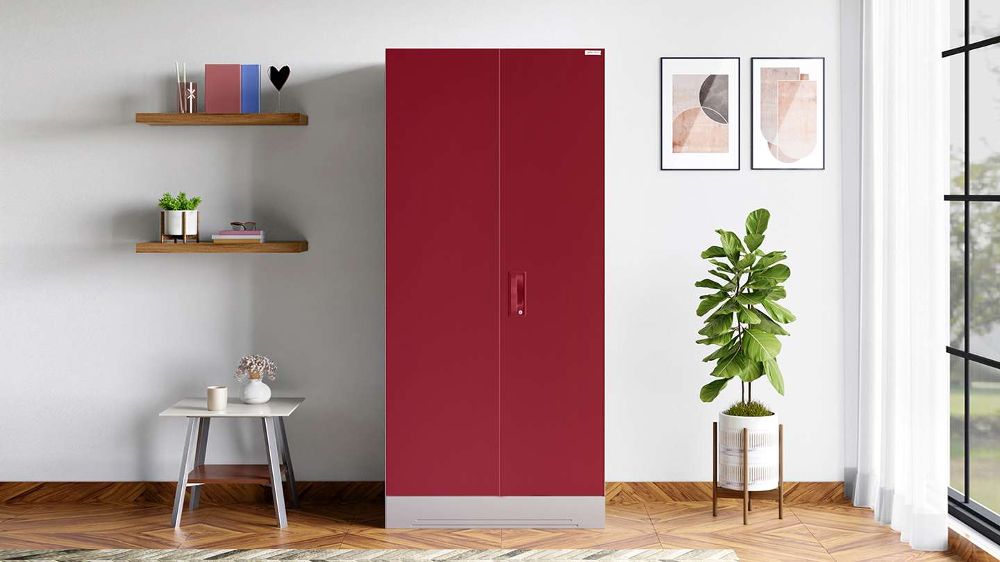 Buy Slimline 2 Door Steel Almirah Godrej Interio