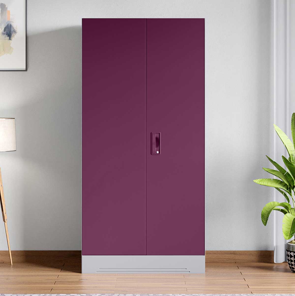 Buy Slimline 2 Door Steel Almirah Godrej Interio