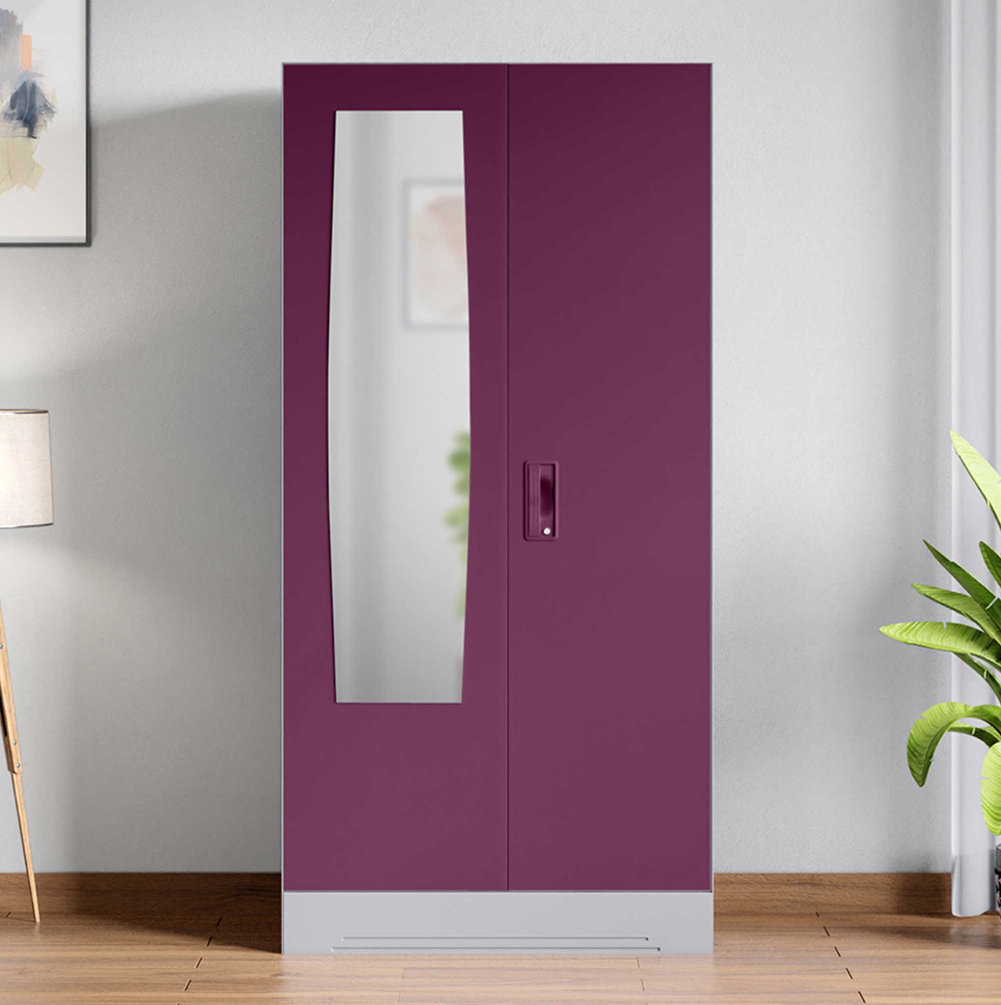 Buy Slimline 2 Door M1 Steel Almirah Godrej Interio