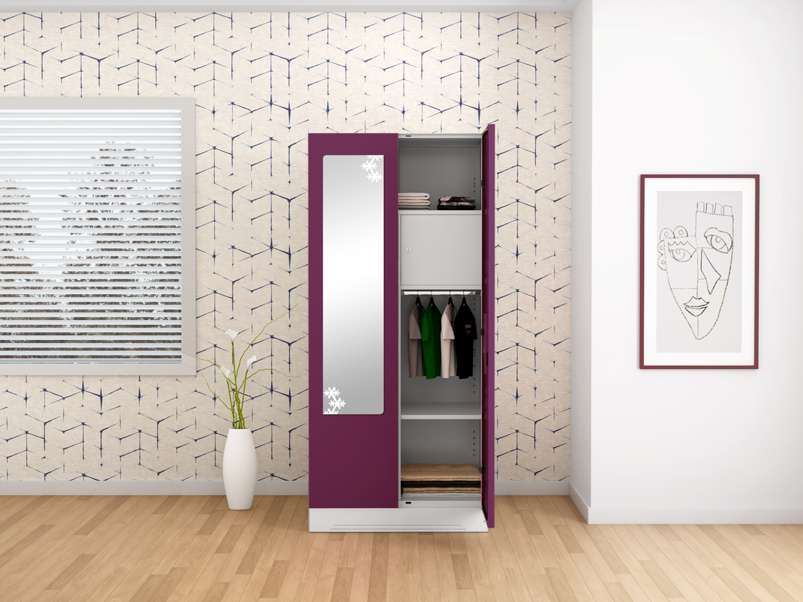 Buy Slimline 2 Door M2 Steel Almirah Godrej Interio