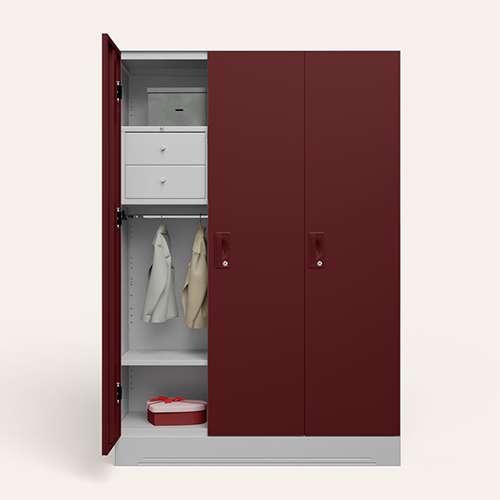 Buy Slimline 3 Door M1 Steel Almirah Godrej Interio
