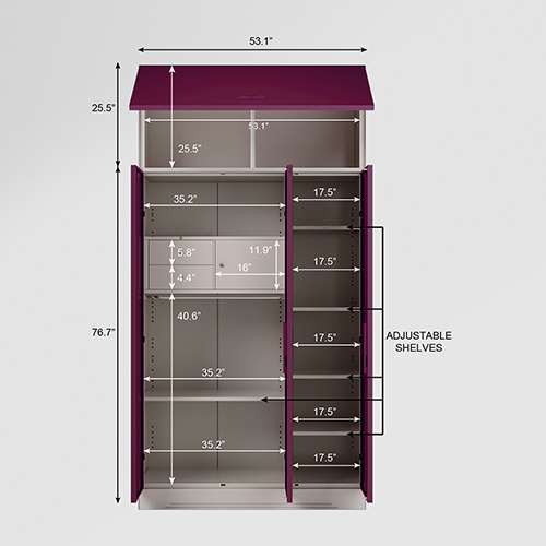 Godrej interio on sale wardrobe 3 door