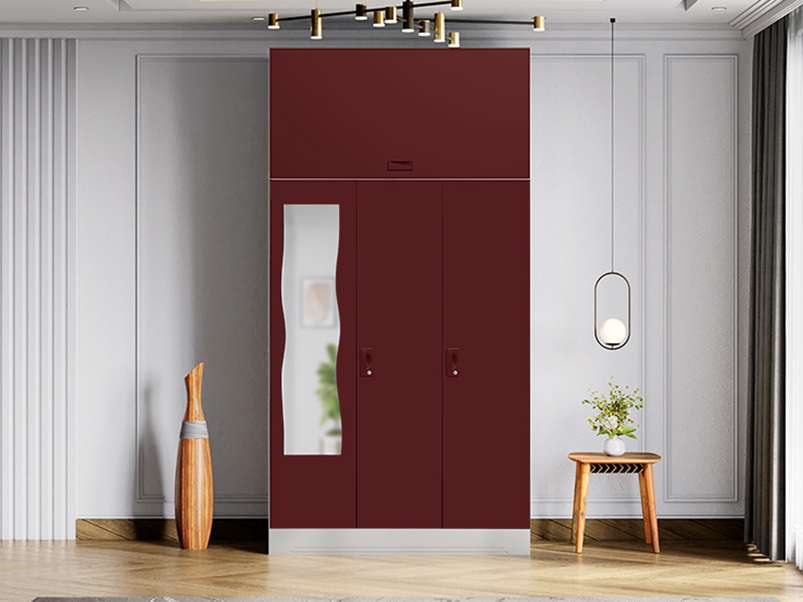 Buy Slimline 3 Door M4 Steel Almirah Godrej Interio