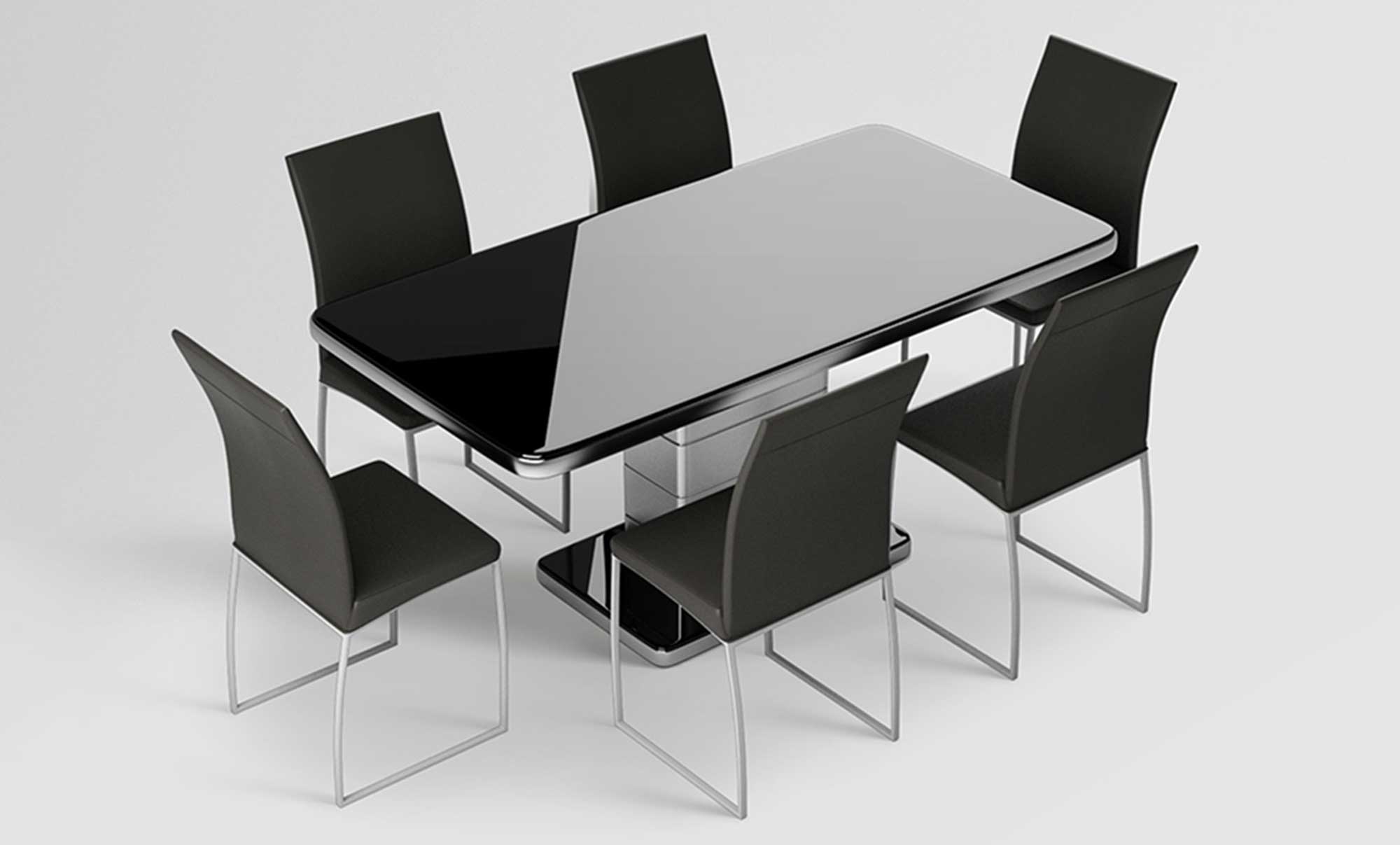 Godrej interio on sale glass table