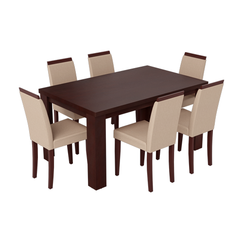Jack 6 Seater Dining Table Set In, Beautiful Dining Table And Chairs