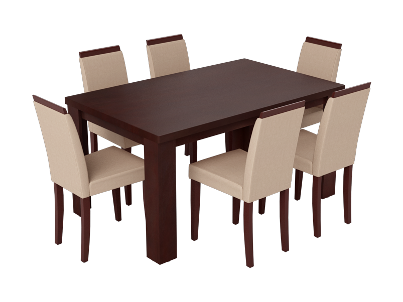 Jack 6 Seater Dining Table Set In, 6 Seater Dining Room Table And Chairs