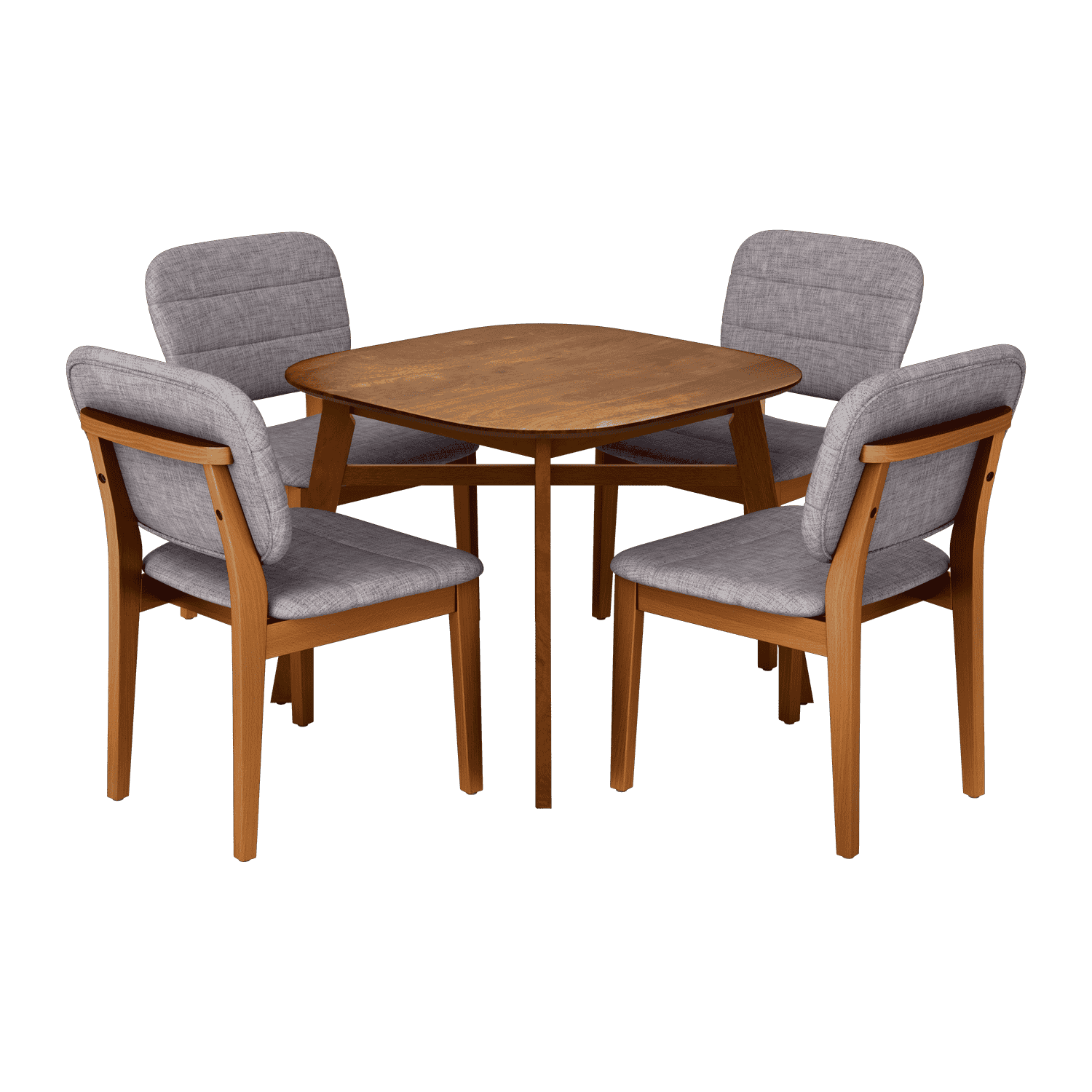 Orbital 4 Seater Dining Table Set