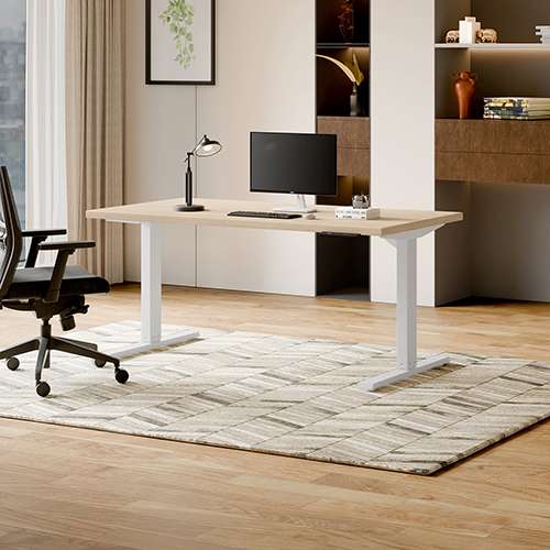 Workout Power Operated Height Adjustable Study Table with 4 Memory Presets